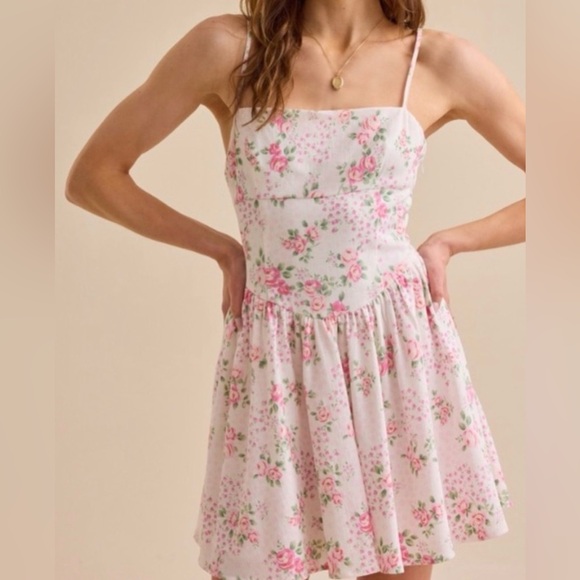 Altar'd State Tadley Floral Mini Dress - Picture 1 of 11